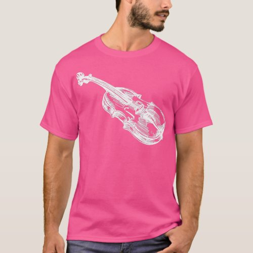 Violin Gifts Musical Instrument  Classical Music R T_Shirt