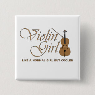 Violin Girl, like a normal girl but cooler Button
