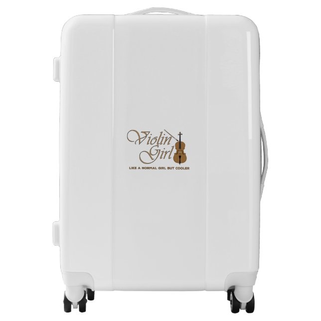 Violin Girl, like a normal girl but cooler Luggage (Front)