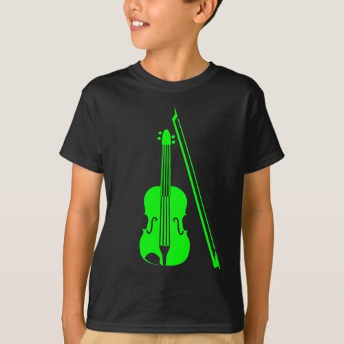 Violin _ Green T_Shirt