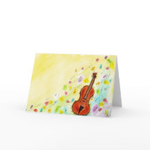 Violin- Greeting Card