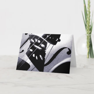 Violin Greeting Card