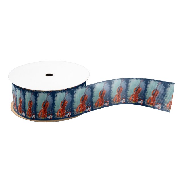 Violin Grosgrain Ribbon (Spool)