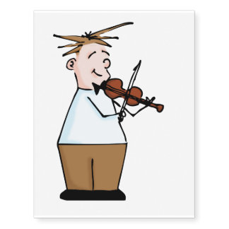 Violin Guy Temporary Tatoo Tattoos