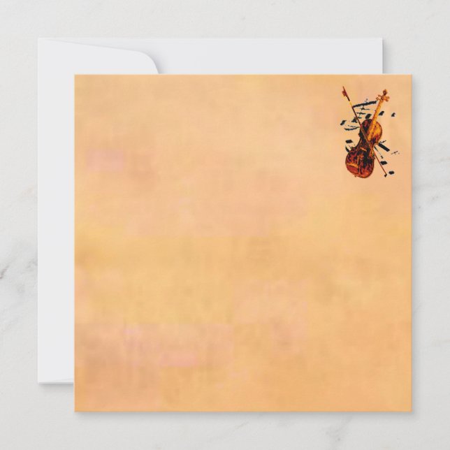 Violin Invitation (Front)