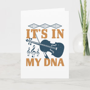 Violin - It's In My DNA Card