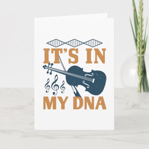 Violin _ Its In My DNA Card