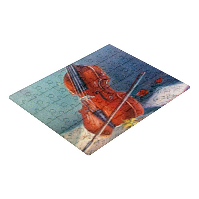 Violin Jigsaw Puzzle (3/4)