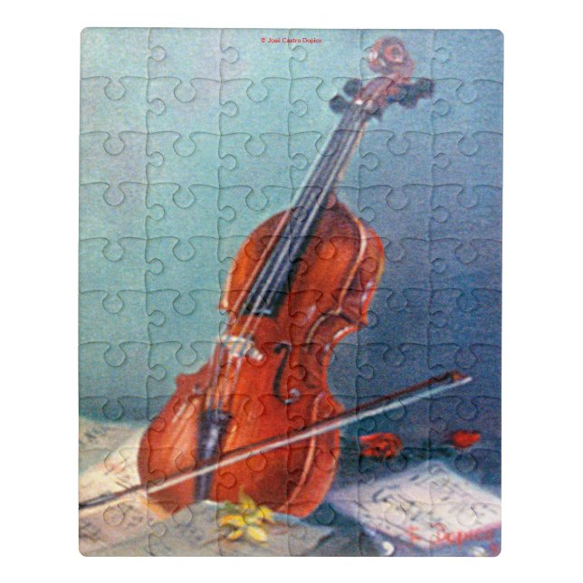 Violin Jigsaw Puzzle (Puzzle Vertical)