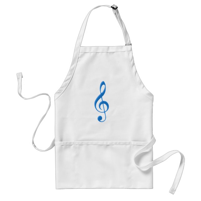violin key adult apron (Front)