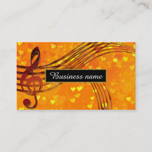 Violin key business card