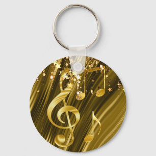 Violin key elegant keychain