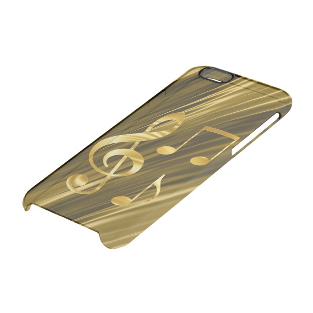 Violin key golden uncommon iPhone case (Bottom)