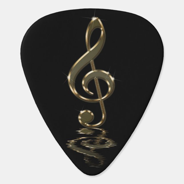 Violin key guitar pick (Back)