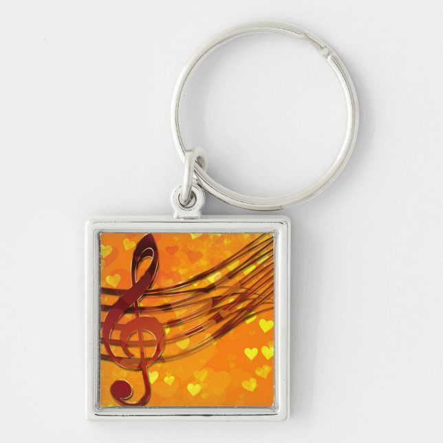 Violin key keychain (Front)