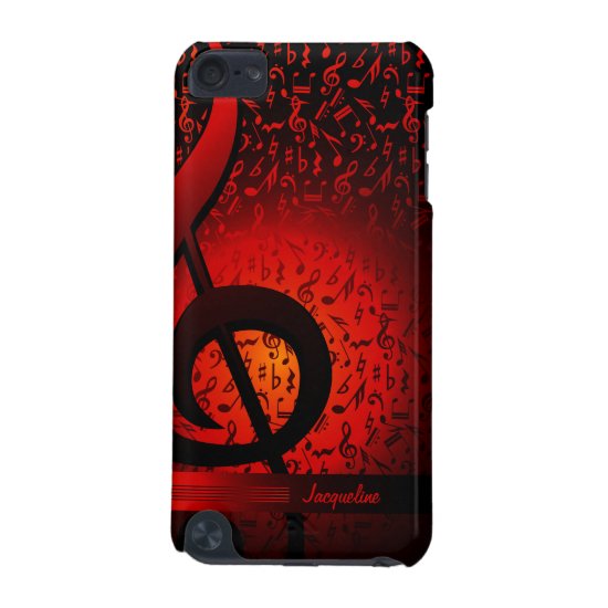 Violin Key Music G-Clef Note iPod Touch 5 Case