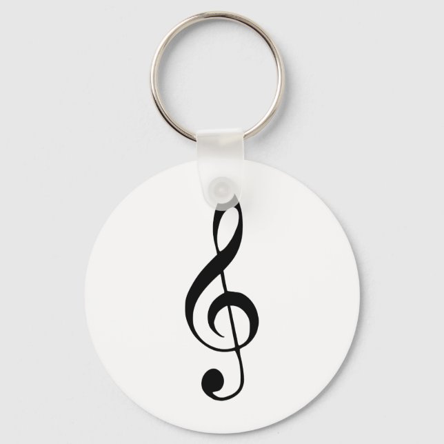 violin key music keychain (Front)