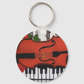violin keychain