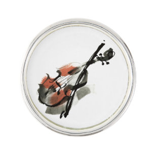 Violin Lapel Pin