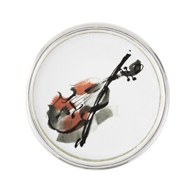 Violin Lapel Pin (Front)