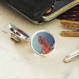 Violin Lapel Pin