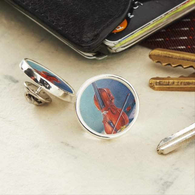 Violin Lapel Pin (In Situ)