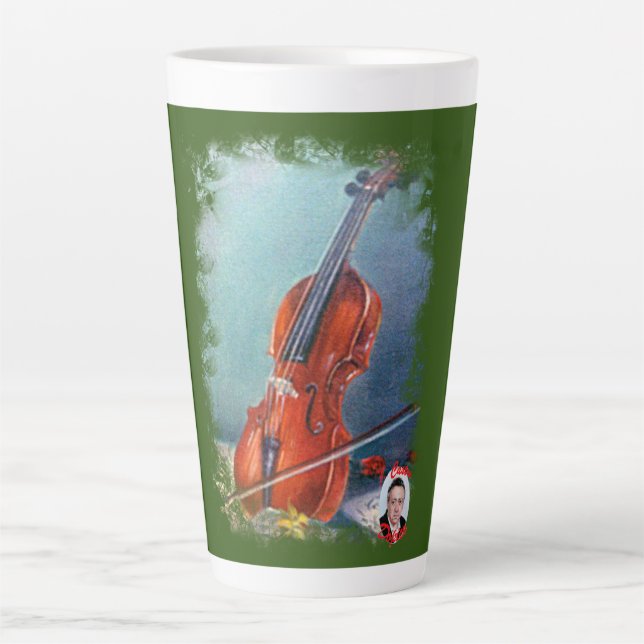 Violin Latte Mug (Front)