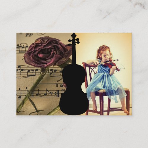 Violin Lesson Business Card
