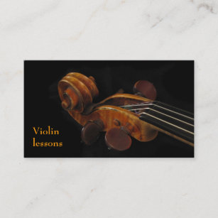 Violin Lessons Business Card