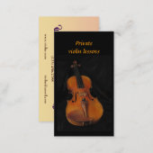 Violin Lessons Business Card (Front/Back)