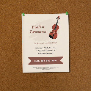 Violin Lessons Flyer