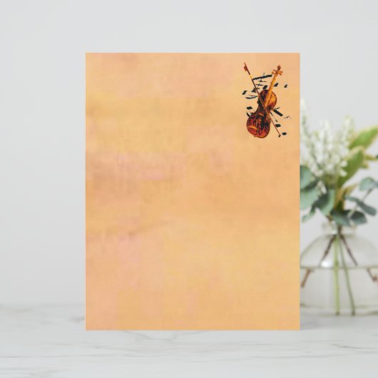 Violin Letterhead (Standing Front)