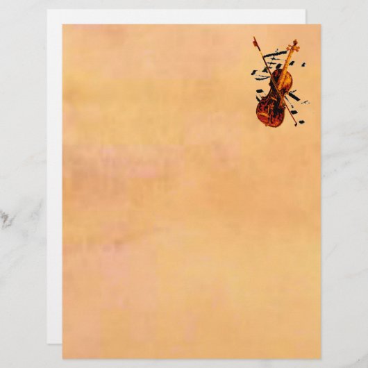 Violin Letterhead (Front/Back)