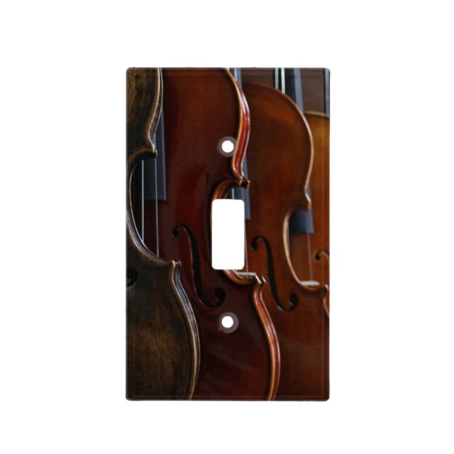 Violin Lineup Light Switch Cover (Front)