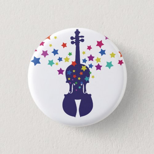 Violin Little Star Button