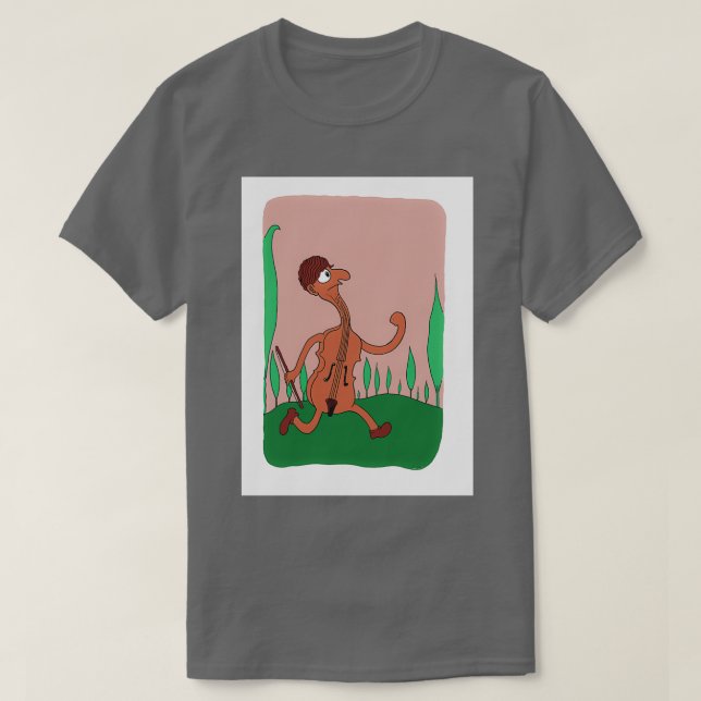 violin Long 1 T-Shirt (Design Front)