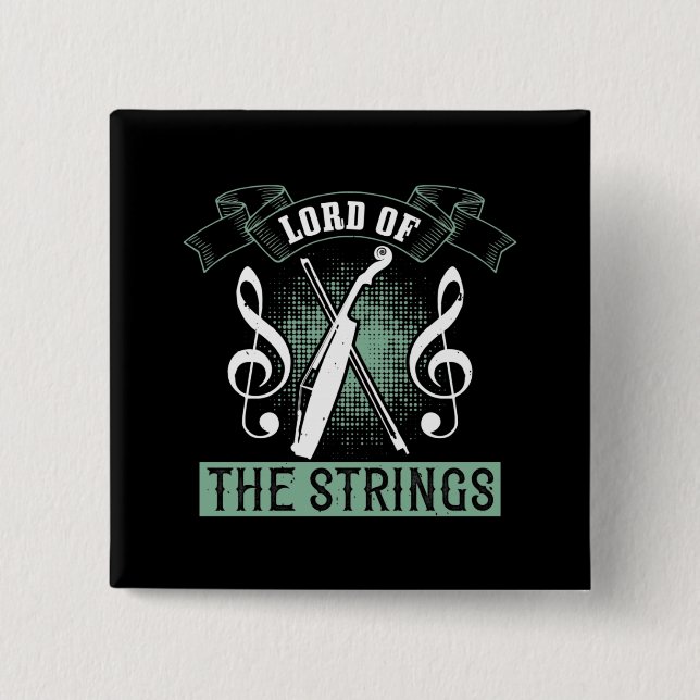 Violin - Lord Of The Strings Button (Front)
