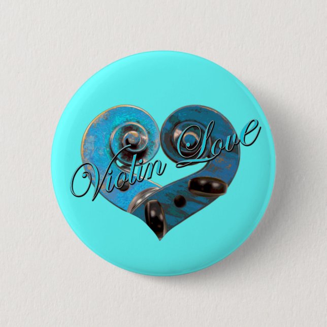 violin love button (Front)