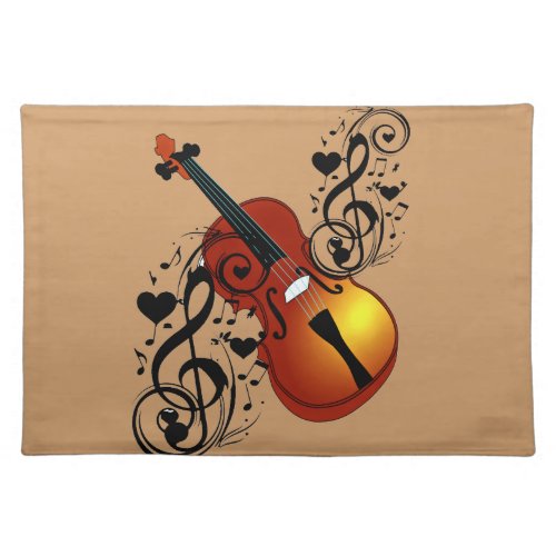 ViolinLover at Heart_ Placemat
