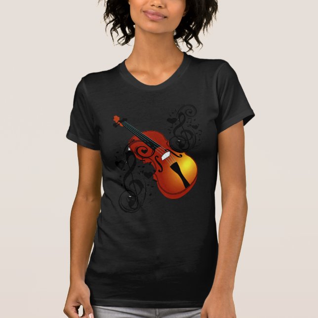 Violin,Lover at Heart_ T-Shirt (Front)
