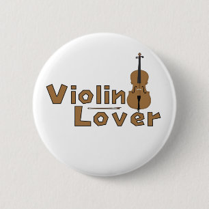 Violin Lover Button
