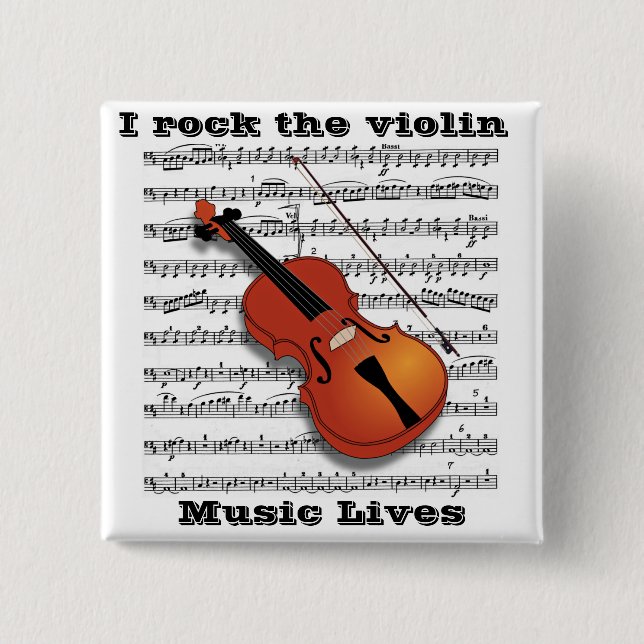 Violin Lover_ Button (Front)