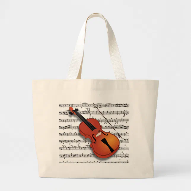 Accessori Violino Borsa Tote Violinista - Regalo Per Amanti Della Musica Classica Borsa Regalo Musicisti