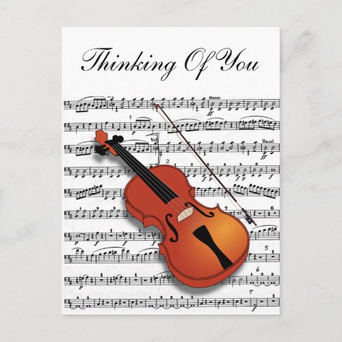 Violin Lover_ Postcard