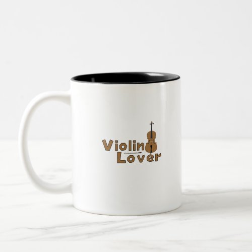 Violin Lover Two_Tone Coffee Mug