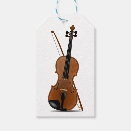 Violin Lovers Classical Music String Instrument Gift Tags