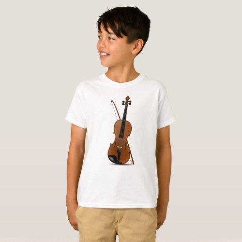 Violin Lovers Musical String Instruments T_Shirt