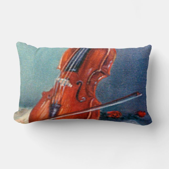 Violin Lumbar Pillow (Front)