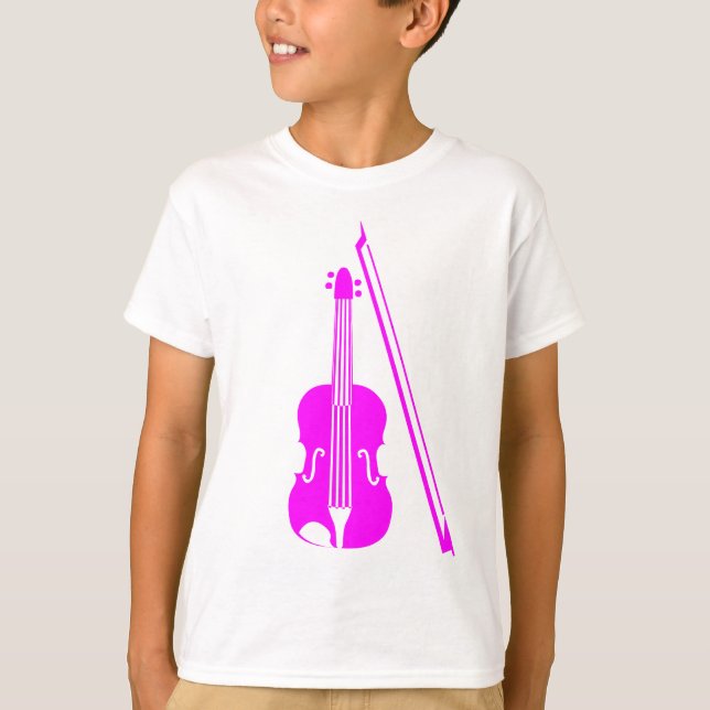 Violin - Magenta T-Shirt (Front)