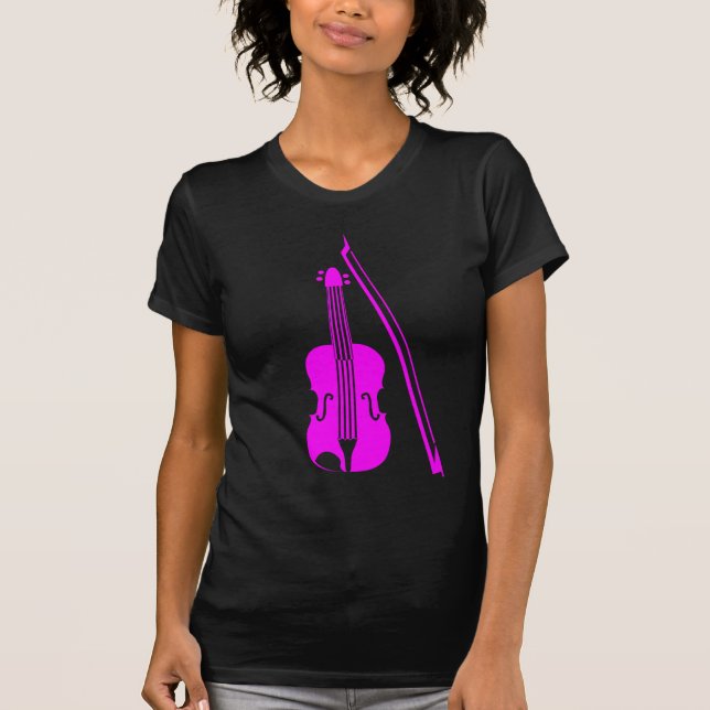 Violin - Magenta T-Shirt (Front)
